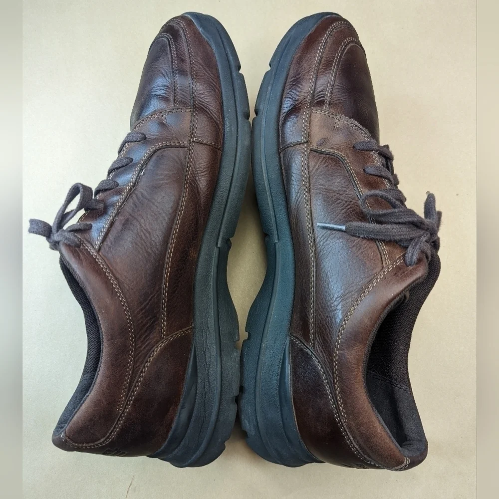 Rockport XCS H79440 Junction Point Brown Leather Oxford Shoes Men's Size 13